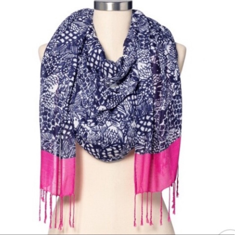 Lily Pulitzer upstream Scarf Wrap NWT